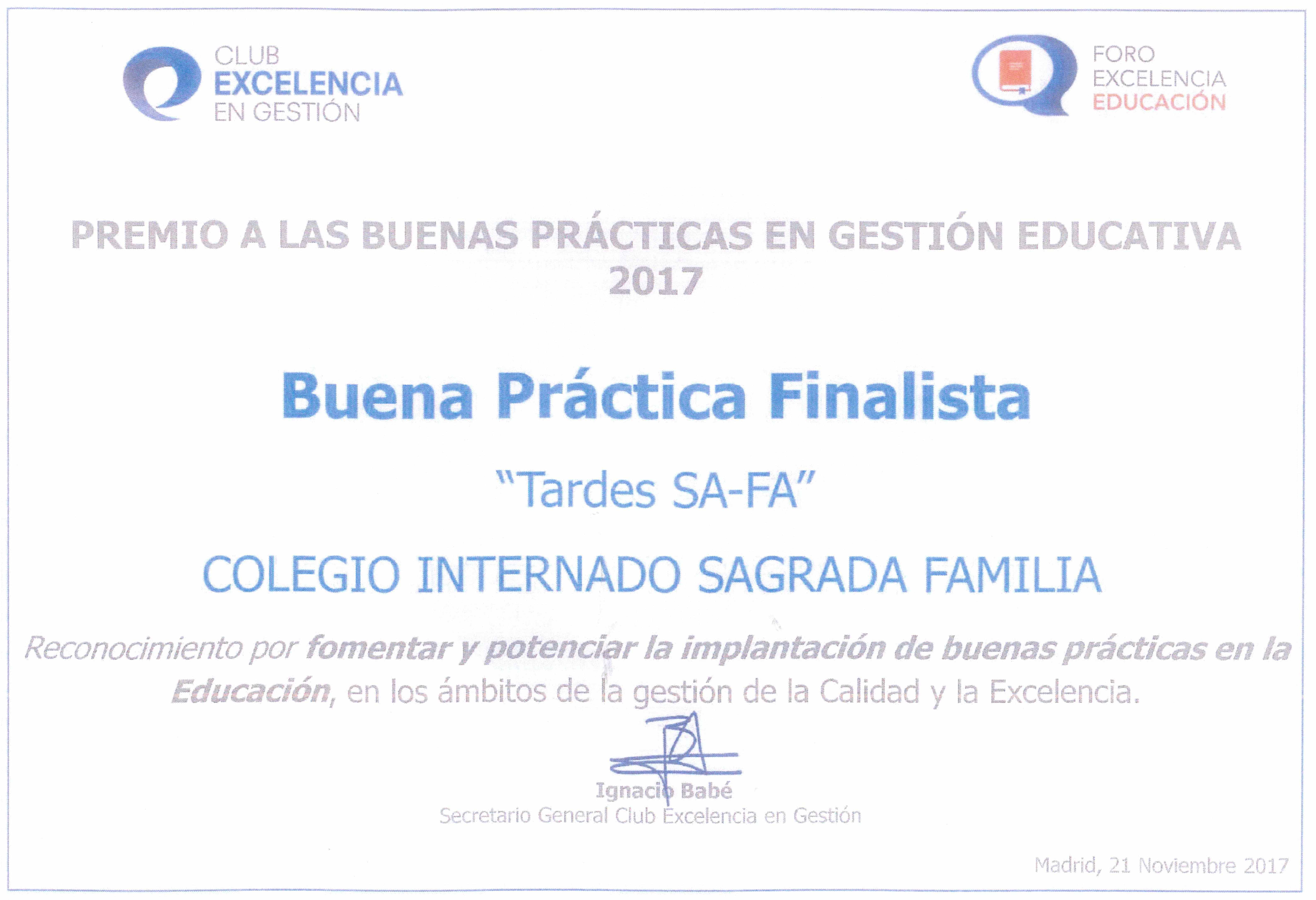 Premio Buenas Prácticas